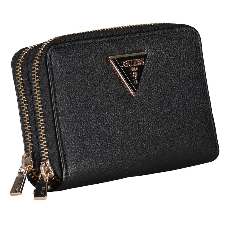 Geldbörse Meridian mit Griffschlaufe Black, Farbe: schwarz, Marke: Guess, EAN: 0190231735830, Abmessungen in cm: 15.5x10x4, Bild 2 von 5