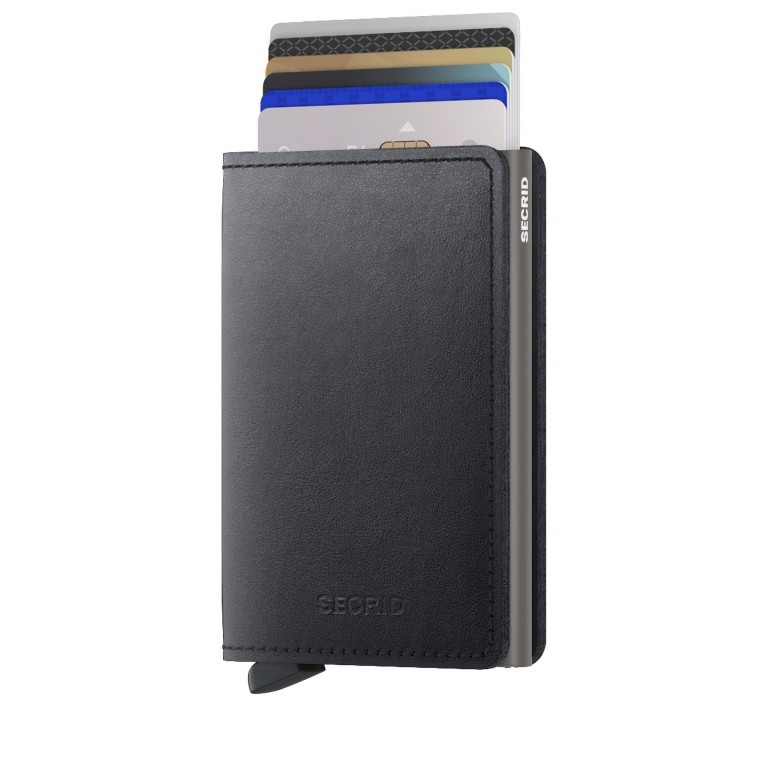 Geldbörse Slimwallet Mirum Plant Based Black, Farbe: schwarz, Marke: Secrid, EAN: 8718215289999, Abmessungen in cm: 6.8x10.2x1.6, Bild 5 von 5