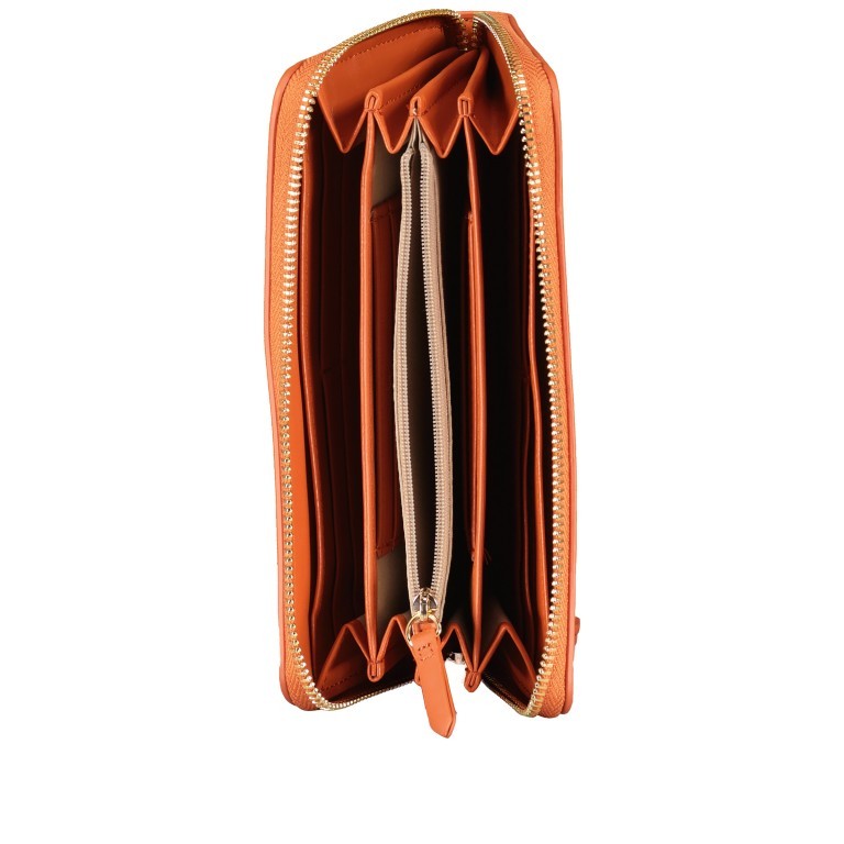 Geldbörse Zero Relove Recycle Arancio, Farbe: orange, Marke: Valentino Bags, EAN: 8054942031723, Abmessungen in cm: 19x10.5x2, Bild 4 von 4