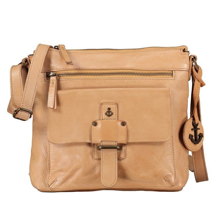 Umhängetasche Anchor-Love Hazel B3.5142-2 Sweet Caramel, Farbe: cognac, Marke: Harbour 2nd, EAN: 4046478058873, Abmessungen in cm: 28x25x5, Bild 1 von 6