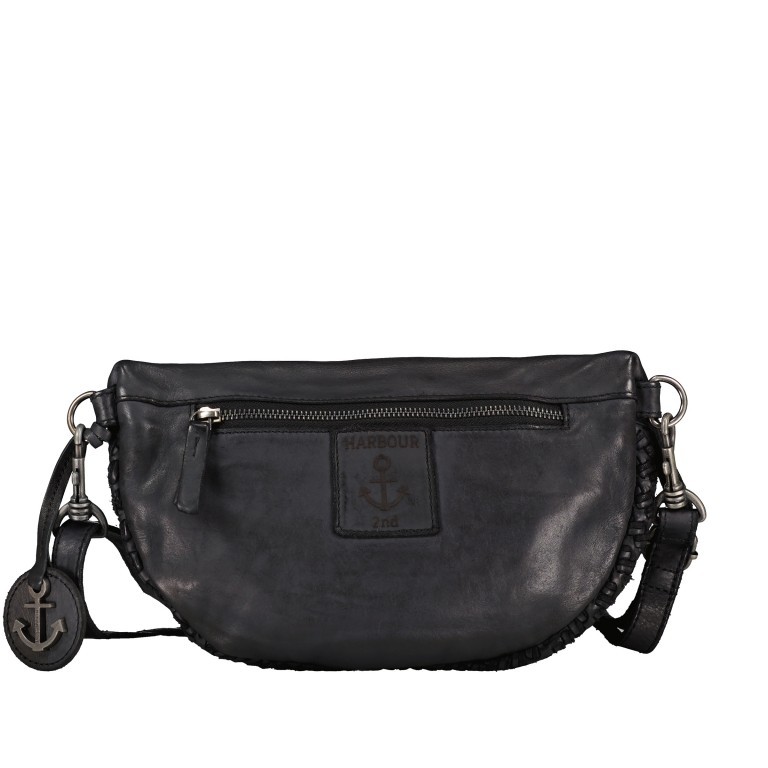 Gürteltasche / Umhängetasche Soft-Weaving-3 Jessica SW-12099 Dark Ash, Farbe: anthrazit, Marke: Harbour 2nd, EAN: 4046478066885, Abmessungen in cm: 27.5x18x8.5, Bild 3 von 6