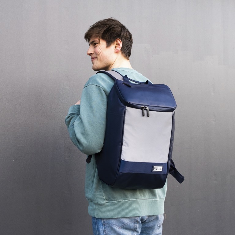 Rucksack Daybag mit Laptopfach 16 Zoll Navy, Farbe: blau/petrol, Marke: OAK25, EAN: 4270001715982, Bild 4 von 7