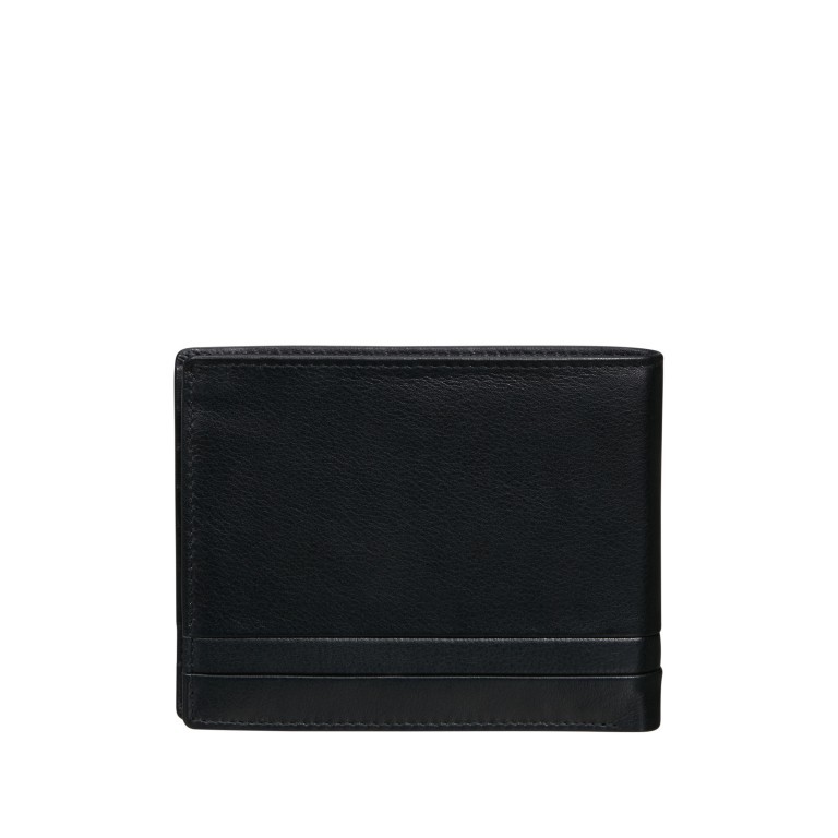 Geldbörse Flagged Black, Farbe: schwarz, Marke: Samsonite, EAN: 5400520133144, Abmessungen in cm: 12x9.5x2, Bild 2 von 3