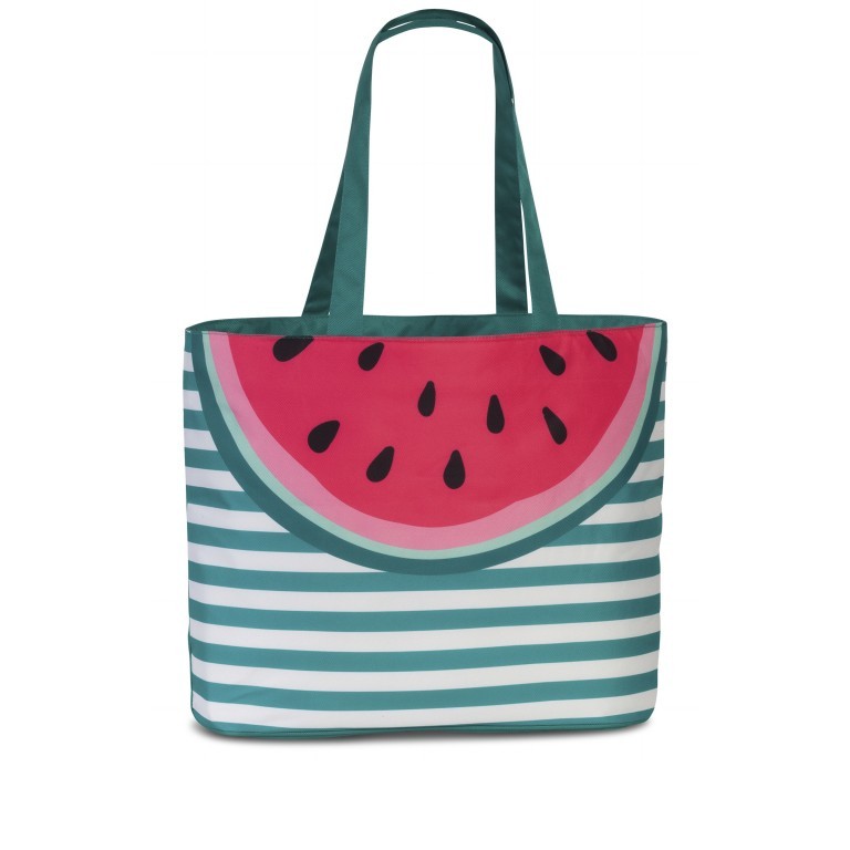 Kühltasche Melone, Farbe: grün/oliv, Marke: Fabrizio, Abmessungen in cm: 34x34x17, Bild 1 von 2