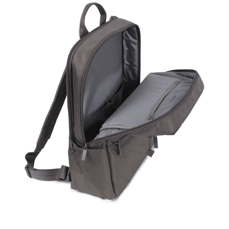 Rucksack Inner City Ava mit RFID-Schutz Sepia, Farbe: taupe/khaki, Marke: Hedgren, EAN: 5413507863088, Abmessungen in cm: 31x37x13.5, Bild 6 von 8