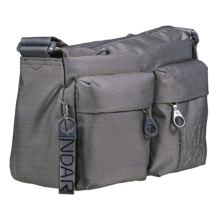 Umhängetasche MD20 QMTX5 Smoked Pearl, Farbe: grau, Marke: Mandarina Duck, EAN: 8032803810663, Abmessungen in cm: 28x19x11, Bild 2 von 6