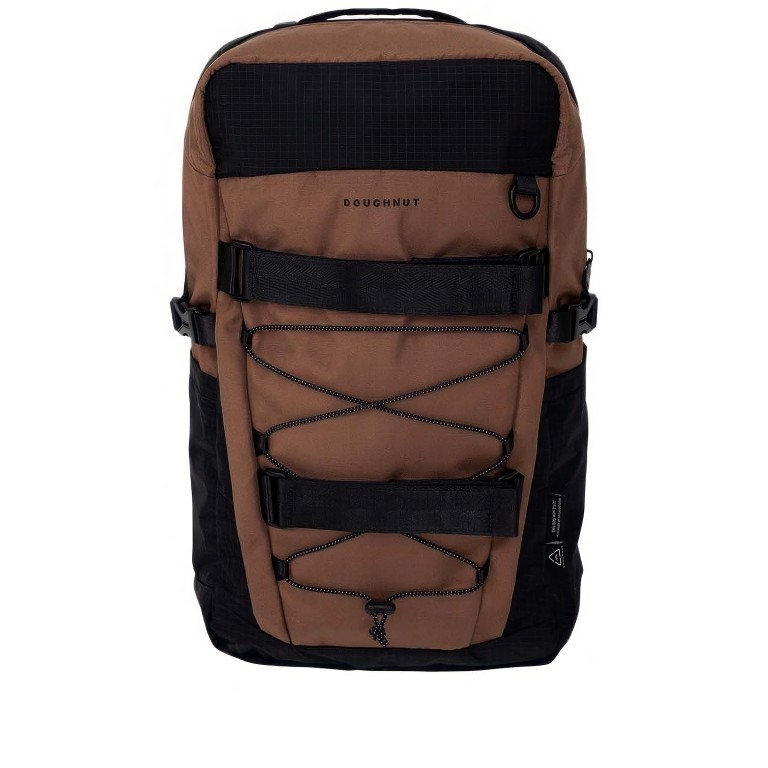 Rucksack Street Cruise Series Roaming mit Laptopfach 15 Zoll Volumen 27 Liter Brown, Farbe: braun, Marke: Doughnut, EAN: 4895222514611, Abmessungen in cm: 30x53x16.5, Bild 1 von 12