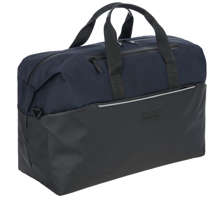 Reisetasche Urban Eco Weekender Dark Blue, Farbe: blau/petrol, Marke: Porsche Design, EAN: 4056487017389, Abmessungen in cm: 51x28x25.5, Bild 2 von 12