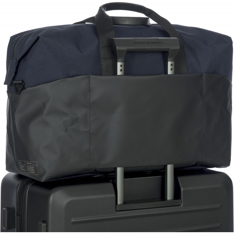 Reisetasche Urban Eco Weekender Dark Blue, Farbe: blau/petrol, Marke: Porsche Design, EAN: 4056487017389, Abmessungen in cm: 51x28x25.5, Bild 4 von 12