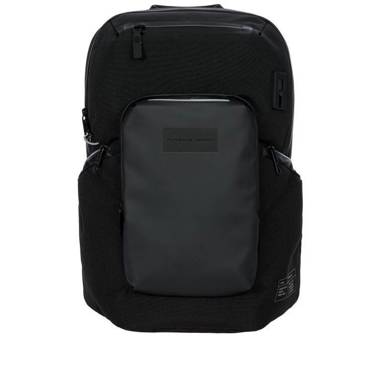 Rucksack Urban Eco Backpack S mit Laptopfach 13 Zoll Black, Farbe: schwarz, Marke: Porsche Design, EAN: 4056487017495, Abmessungen in cm: 29x41x15, Bild 1 von 11