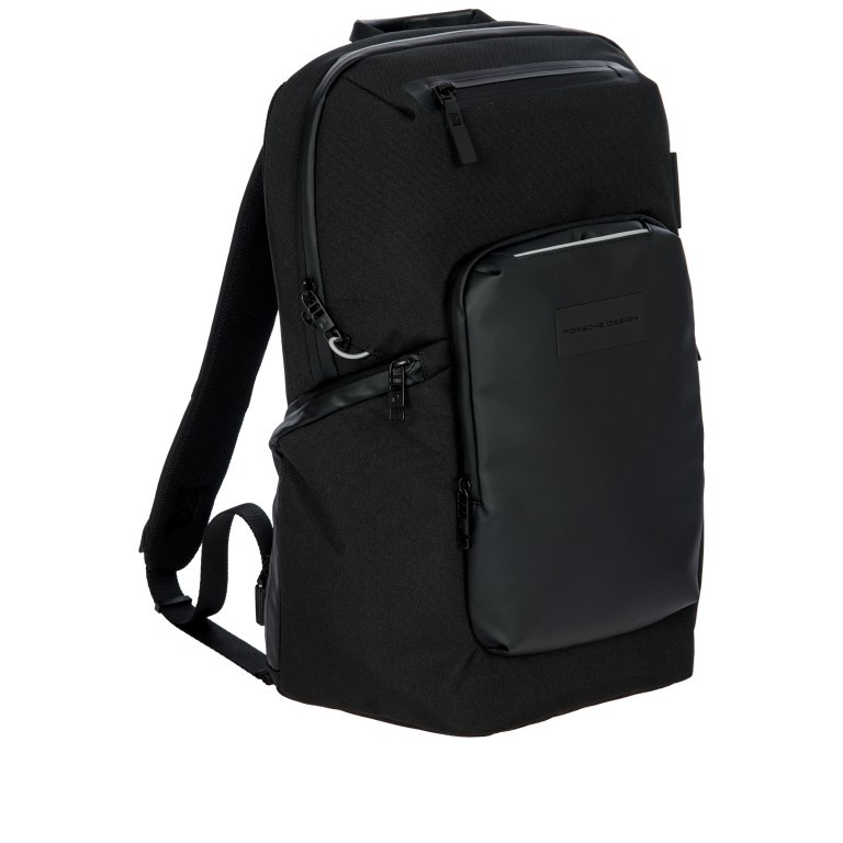 Rucksack Urban Eco Backpack S mit Laptopfach 13 Zoll Black, Farbe: schwarz, Marke: Porsche Design, EAN: 4056487017495, Abmessungen in cm: 29x41x15, Bild 2 von 11