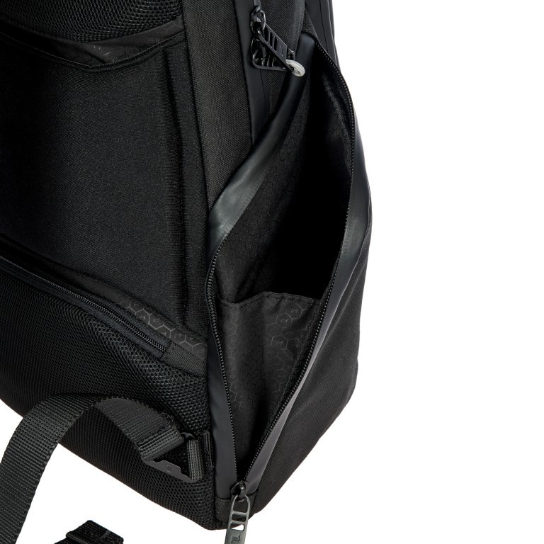 Rucksack Urban Eco Backpack S mit Laptopfach 13 Zoll Black, Farbe: schwarz, Marke: Porsche Design, EAN: 4056487017495, Abmessungen in cm: 29x41x15, Bild 10 von 11