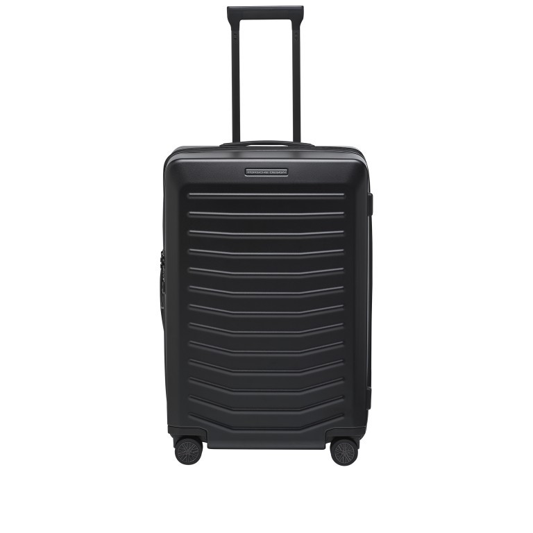 Koffer Roadster Hardcase 4W Trolley M erweiterbar Black, Farbe: schwarz, Marke: Porsche Design, EAN: 4056487000275, Abmessungen in cm: 48x69x28, Bild 1 von 4