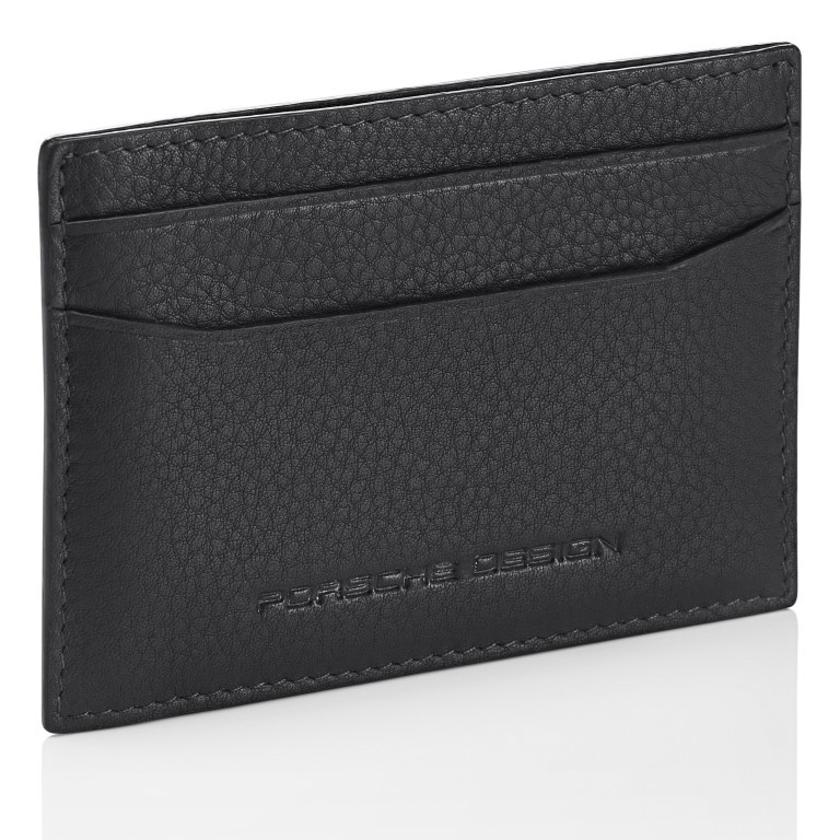 Kartenetui Business Cardholder 2 with Money Clip mit RFID-Schutz Black, Farbe: schwarz, Marke: Porsche Design, EAN: 4056487001258, Abmessungen in cm: 10.5x7.5x5, Bild 2 von 3