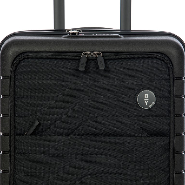 Handgepäck-Trolley B|Y by Brics Ulisse mit Frontfach 55 cm Nero, Farbe: schwarz, Marke: Brics, EAN: 8016623914749, Abmessungen in cm: 37x55x24, Bild 12 von 12