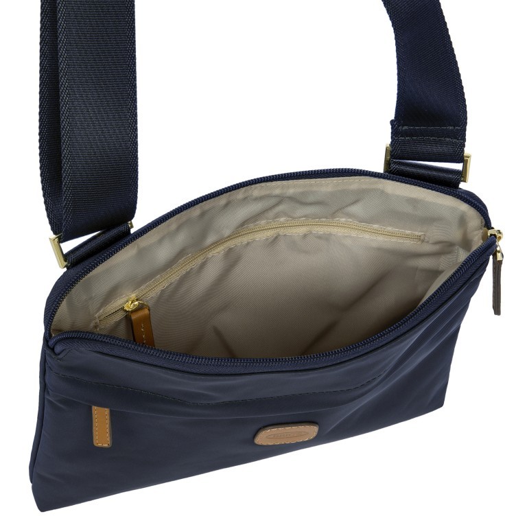 Umhängetasche X-BAG & X-Travel Ocean Blue, Farbe: blau/petrol, Marke: Brics, EAN: 8016623909882, Abmessungen in cm: 27.5x24x2, Bild 6 von 7