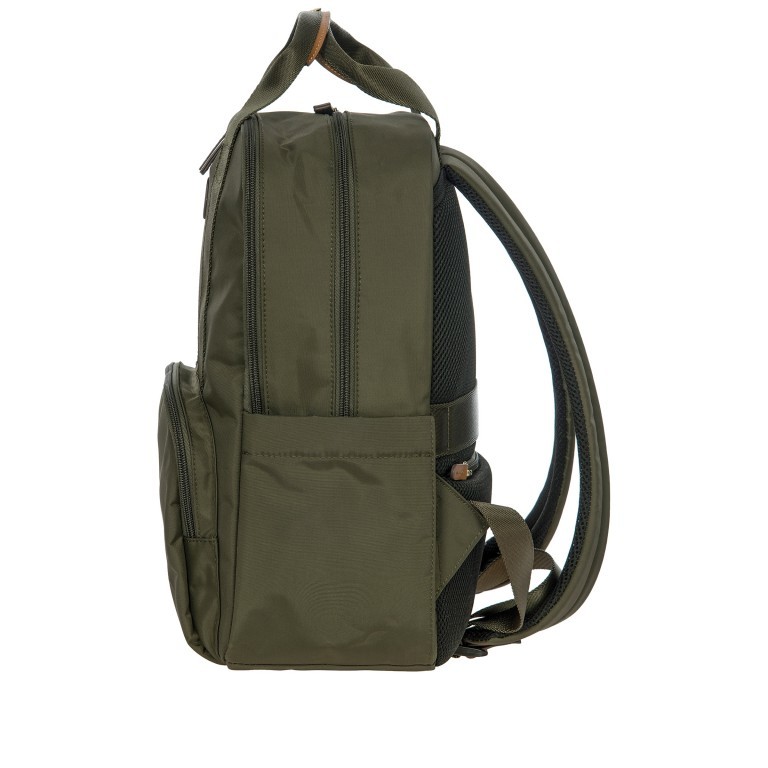 Rucksack X-BAG & X-Travel Urban Backpack Olive, Farbe: grün/oliv, Marke: Brics, EAN: 8016623888057, Abmessungen in cm: 28x36x16, Bild 3 von 7