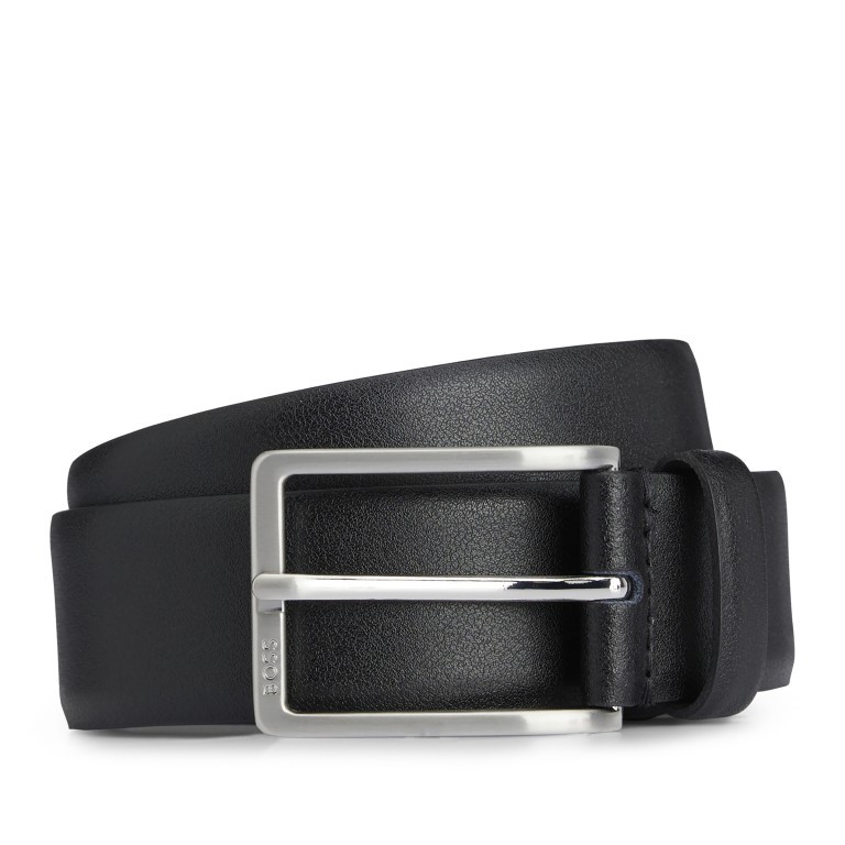 Gürtel Erman Bundweite 90 CM Black, Farbe: schwarz, Marke: BOSS, EAN: 4063536382947, Bild 1 von 4