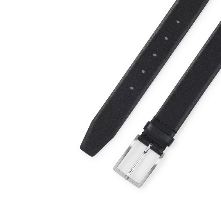 Gürtel Erman Bundweite 90 CM Black, Farbe: schwarz, Marke: BOSS, EAN: 4063536382947, Bild 2 von 4