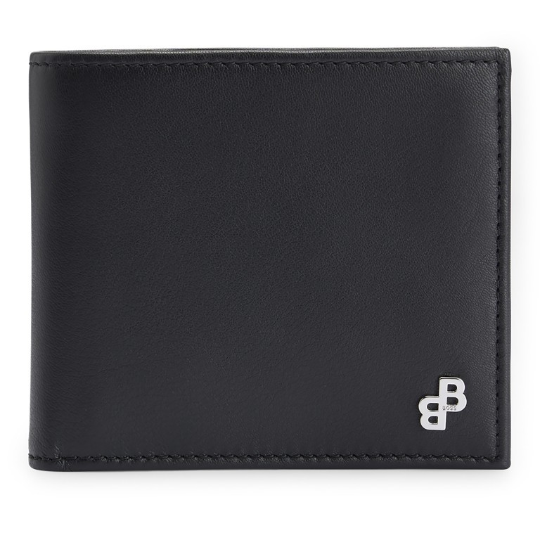 Geldbörse Bradley 4CC-Coin Black, Farbe: schwarz, Marke: BOSS, EAN: 4063538646801, Abmessungen in cm: 11x9.5x2.5, Bild 1 von 3
