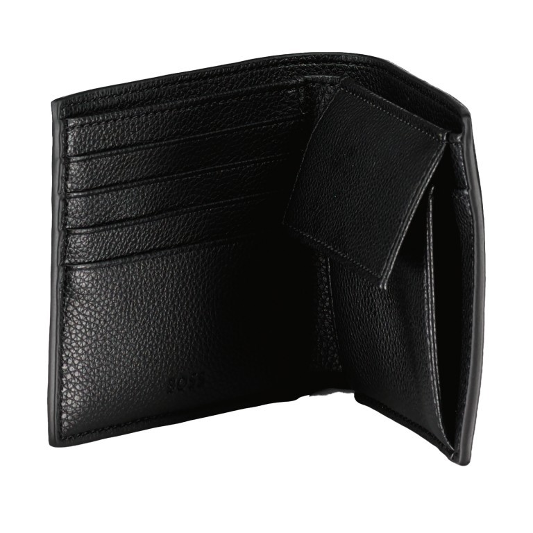 Geldbörse Ray 4CC-Coin Black, Farbe: schwarz, Marke: BOSS, EAN: 4063544886314, Abmessungen in cm: 11x9.5x2.5, Bild 4 von 4