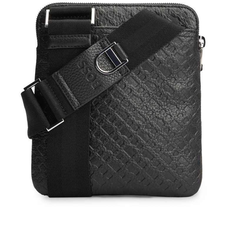 Umhängetasche Highway Crossover Bag Black, Farbe: schwarz, Marke: BOSS, EAN: 4063538647242, Abmessungen in cm: 20x23x2, Bild 3 von 4