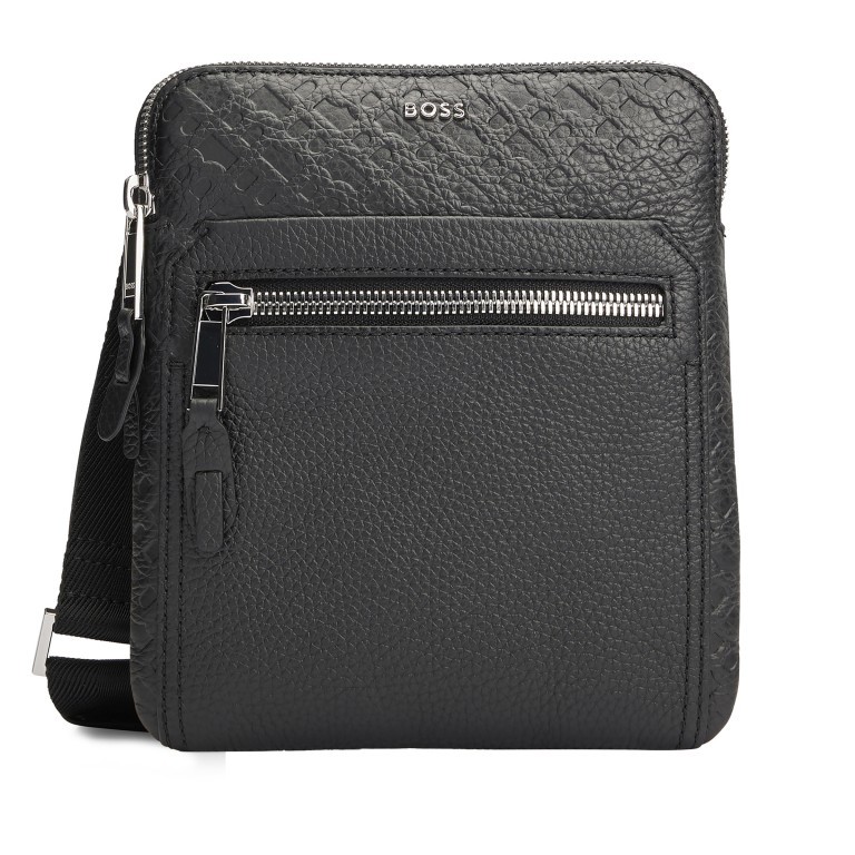 Umhängetasche Highway Crossover Bag Black, Farbe: schwarz, Marke: BOSS, EAN: 4063538647242, Abmessungen in cm: 20x23x2, Bild 1 von 4