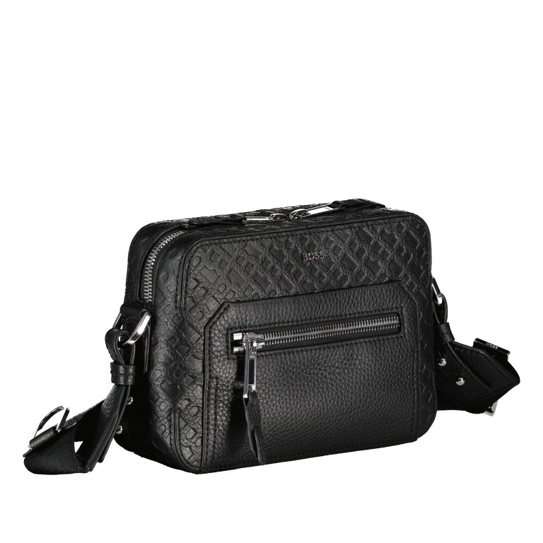 Umhängetasche Highway Crossover Bag M Black, Farbe: schwarz, Marke: BOSS, EAN: 4063538646399, Abmessungen in cm: 23x16x7, Bild 2 von 6
