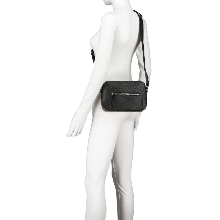 Umhängetasche Highway Crossover Bag M Black, Farbe: schwarz, Marke: BOSS, EAN: 4063538646399, Abmessungen in cm: 23x16x7, Bild 5 von 6