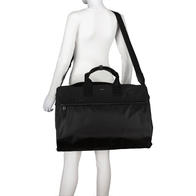 Reisetasche / Kleidersack Highway N_24H 2 in 1 Black, Farbe: schwarz, Marke: Boss, EAN: 4063538647082, Abmessungen in cm: 55x45x31, Bild 6 von 11