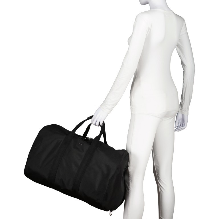 Reisetasche / Kleidersack Highway N_24H 2 in 1 Black, Farbe: schwarz, Marke: Boss, EAN: 4063538647082, Abmessungen in cm: 55x45x31, Bild 4 von 11