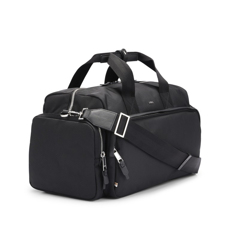 Reisetasche Highway Weekender Black, Farbe: schwarz, Marke: BOSS, EAN: 4063538647075, Abmessungen in cm: 50x26x24, Bild 2 von 4