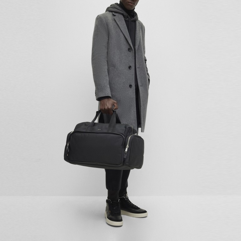 Reisetasche Highway Weekender Black, Farbe: schwarz, Marke: BOSS, EAN: 4063538647075, Abmessungen in cm: 50x26x24, Bild 4 von 4