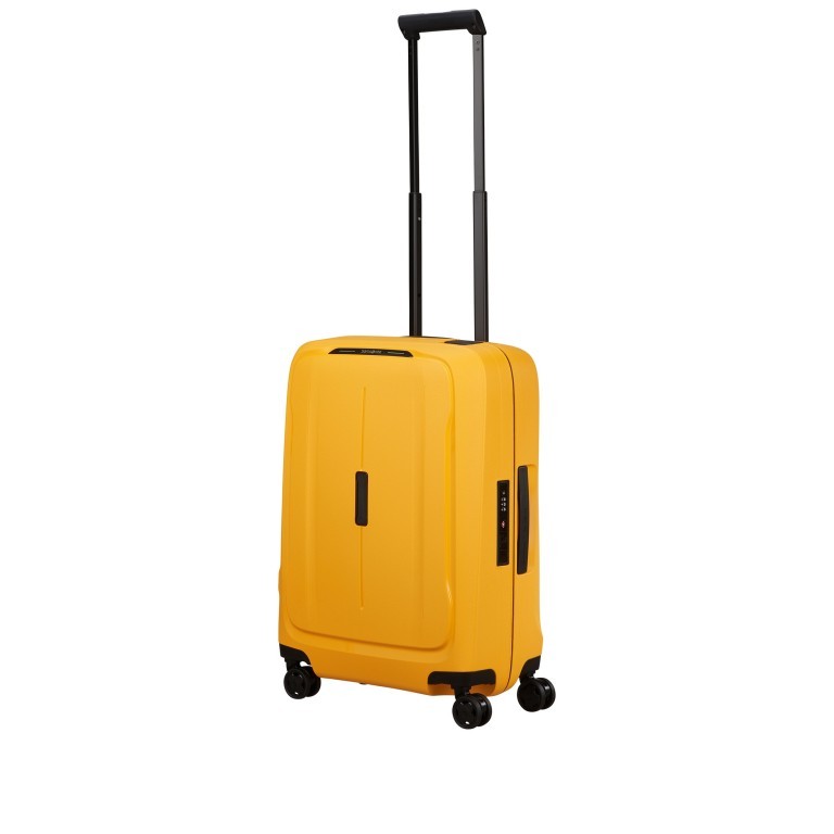 Handgepäck-Trolley Essens Spinner 55 IATA-Maß Radiant Yellow, Farbe: gelb, Marke: Samsonite, EAN: 5400520211538, Abmessungen in cm: 40x55x20, Bild 3 von 17