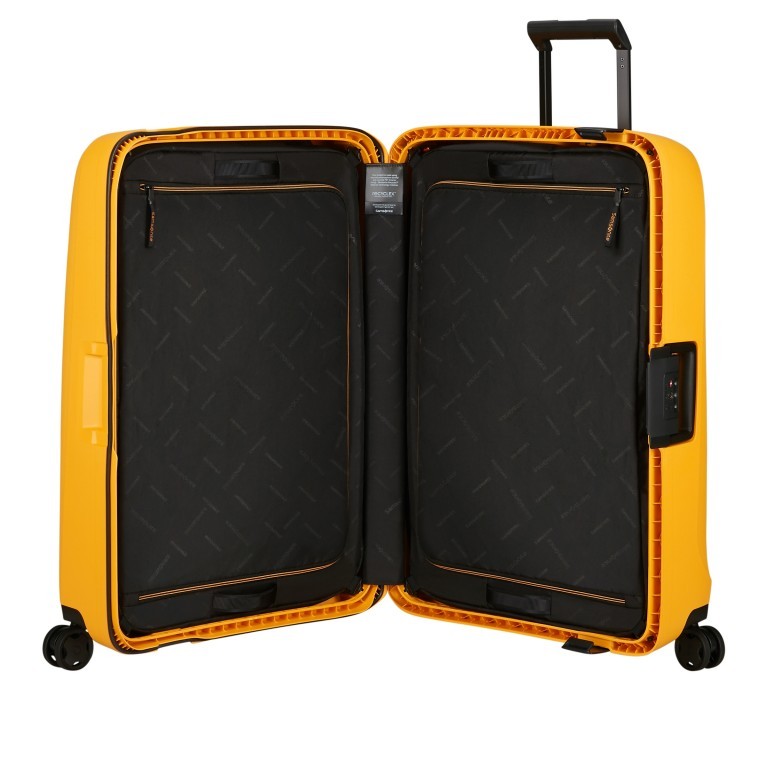 Koffer Essens Spinner 69 Radant Yellow, Farbe: gelb, Marke: Samsonite, EAN: 5400520211187, Abmessungen in cm: 49x69x30, Bild 7 von 22