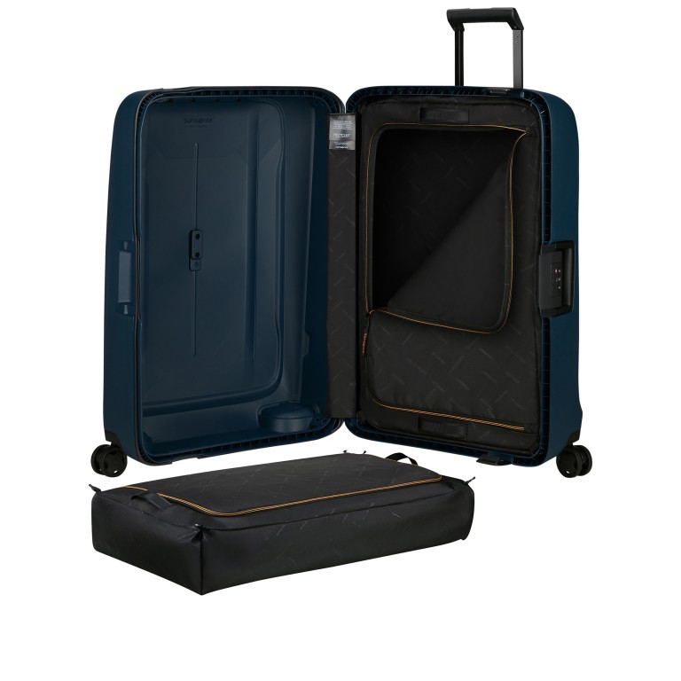 Trolley Essens Spinner 75 Midnight Blue, Farbe: blau/petrol, Marke: Samsonite, EAN: 5400520211637, Abmessungen in cm: 52x75x33, Bild 9 von 22