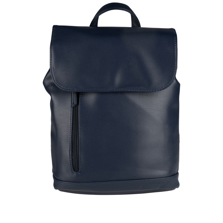 Rucksack Daley F41-1312 Navy, Farbe: blau/petrol, Marke: Flanigan, EAN: 4066727002297, Abmessungen in cm: 26x34x12, Bild 1 von 7