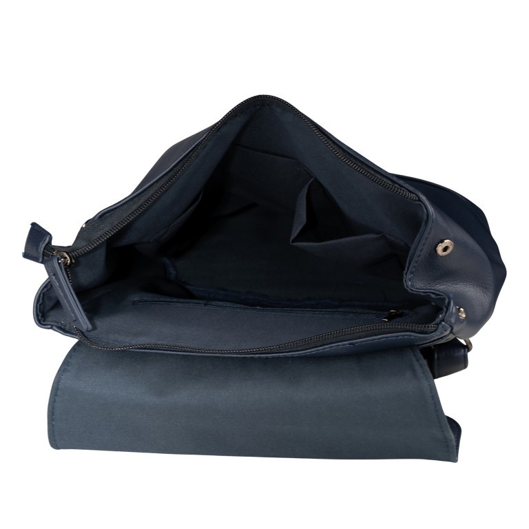 Rucksack Daley F41-1312 Navy, Farbe: blau/petrol, Marke: Flanigan, EAN: 4066727002297, Abmessungen in cm: 26x34x12, Bild 6 von 7