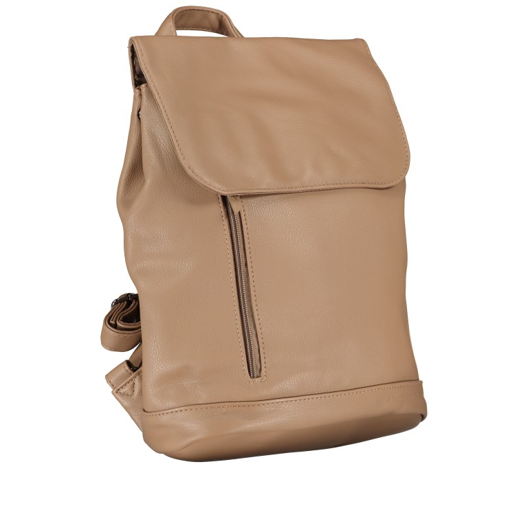 Rucksack Daley F41-1312 Taupe, Farbe: taupe/khaki, Marke: Flanigan, EAN: 4066727002303, Abmessungen in cm: 26x34x12, Bild 2 von 7