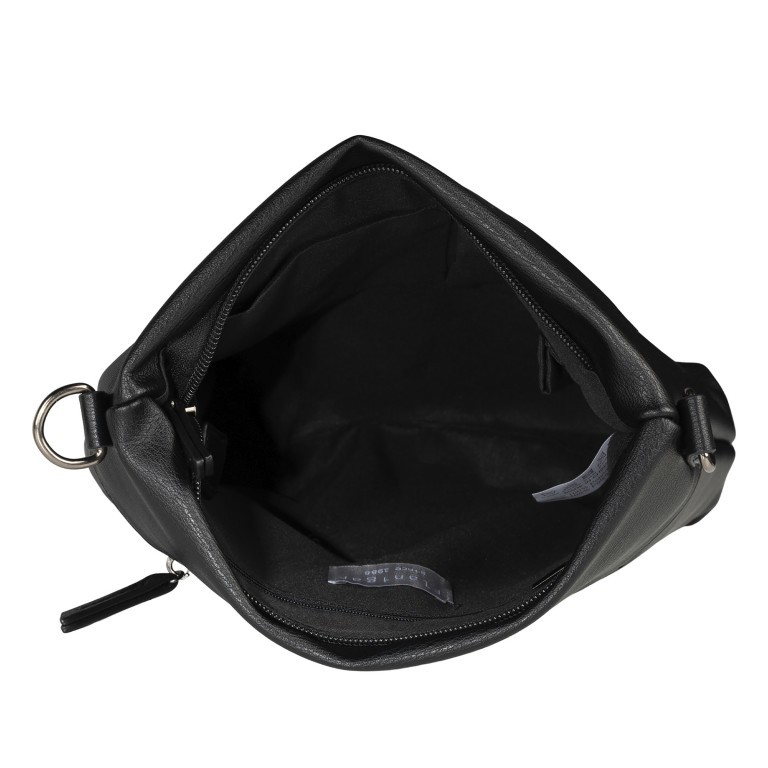 Umhängetasche Vera F41-1354 mit zwei Schulterriemen Black, Farbe: schwarz, Marke: Flanigan, EAN: 4066727002402, Abmessungen in cm: 24x24x6, Bild 7 von 8