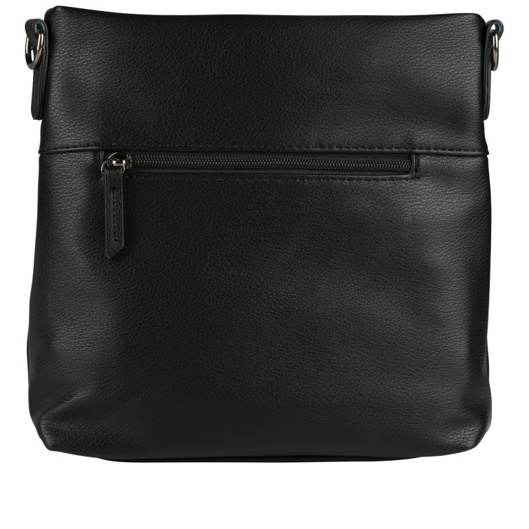 Umhängetasche Vera F41-1354 mit zwei Schulterriemen Black, Farbe: schwarz, Marke: Flanigan, EAN: 4066727002402, Abmessungen in cm: 24x24x6, Bild 3 von 8