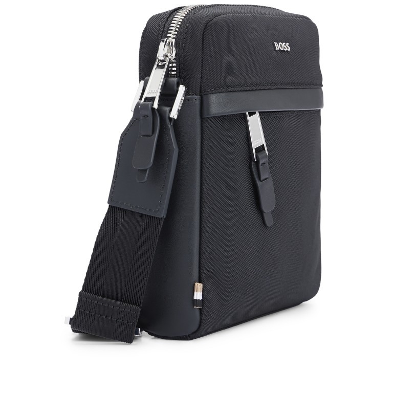 Umhängetasche Highway Reporter Bag Black, Farbe: schwarz, Marke: BOSS, EAN: 4063538647037, Abmessungen in cm: 17x21x5, Bild 2 von 4