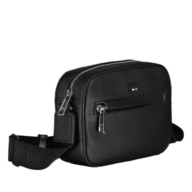 Umhängetasche Ray Crossbody Black, Farbe: schwarz, Marke: BOSS, EAN: 4063544898355, Abmessungen in cm: 20x14x6, Bild 2 von 6