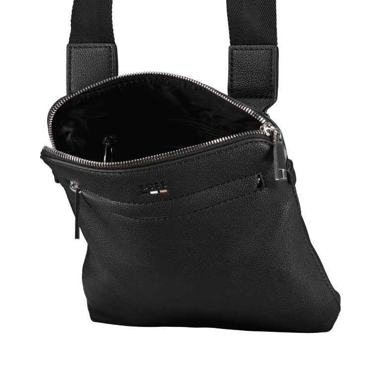 Umhängetasche Ray Zip Envelope Black, Farbe: schwarz, Marke: Boss, EAN: 4063544800112, Abmessungen in cm: 21x24x3.5, Bild 6 von 6