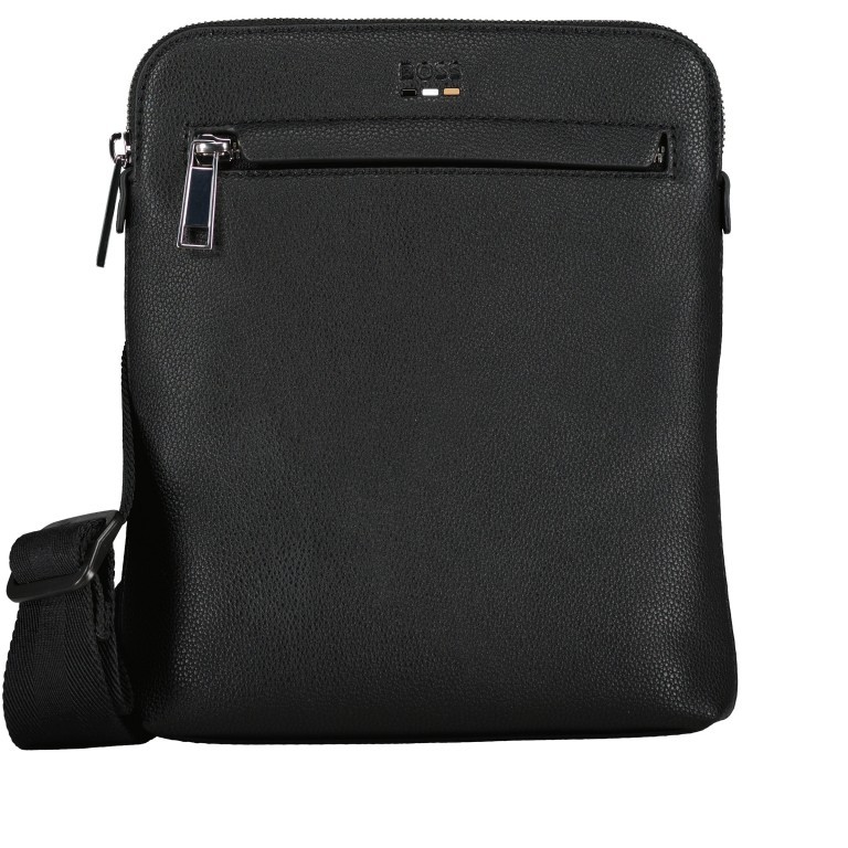 Umhängetasche Ray Zip Envelope Black, Farbe: schwarz, Marke: Boss, EAN: 4063536392304, Abmessungen in cm: 21x24x3.5, Bild 1 von 6