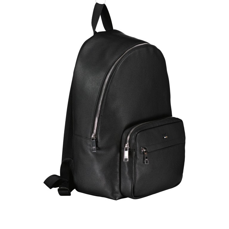 Rucksack Ray Backpack Black, Farbe: schwarz, Marke: BOSS, EAN: 4063544800235, Abmessungen in cm: 28x42x17, Bild 2 von 6