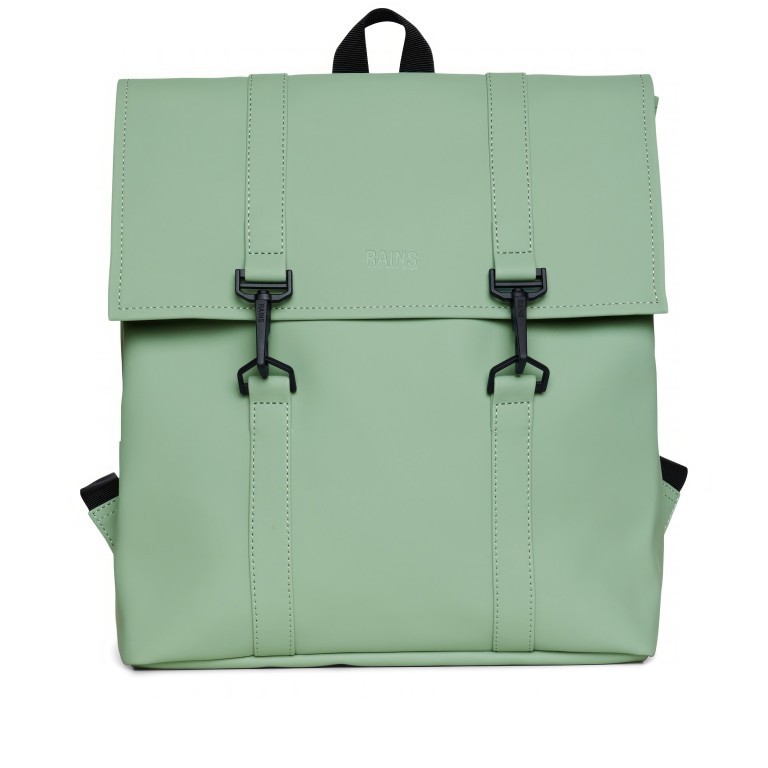 Rucksack MSN Bag Mini Haze, Farbe: grün/oliv, Marke: Rains, EAN: 5711747557355, Abmessungen in cm: 31x34x12, Bild 1 von 4