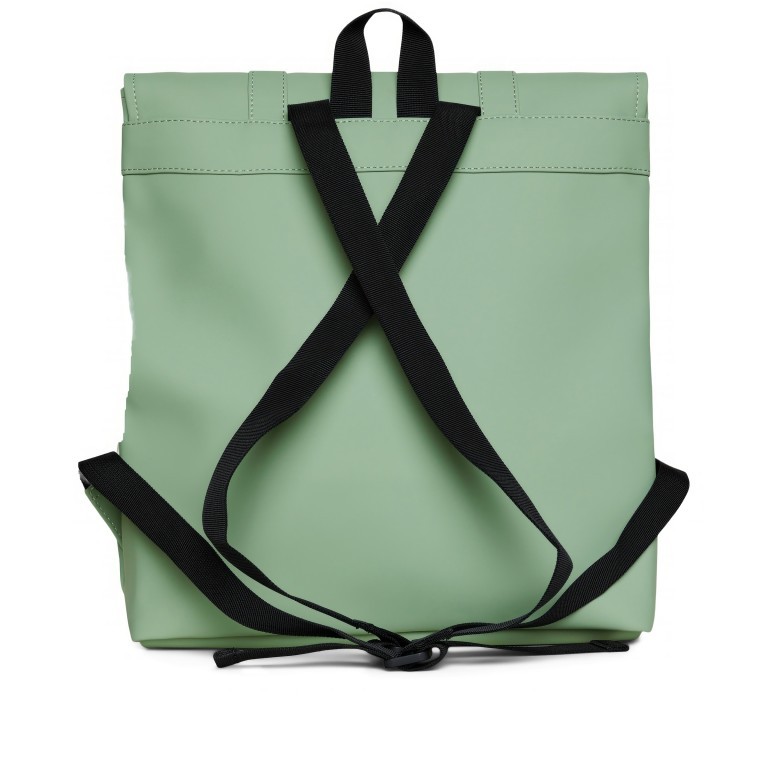 Rucksack MSN Bag Mini Haze, Farbe: grün/oliv, Marke: Rains, EAN: 5711747557355, Abmessungen in cm: 31x34x12, Bild 2 von 4