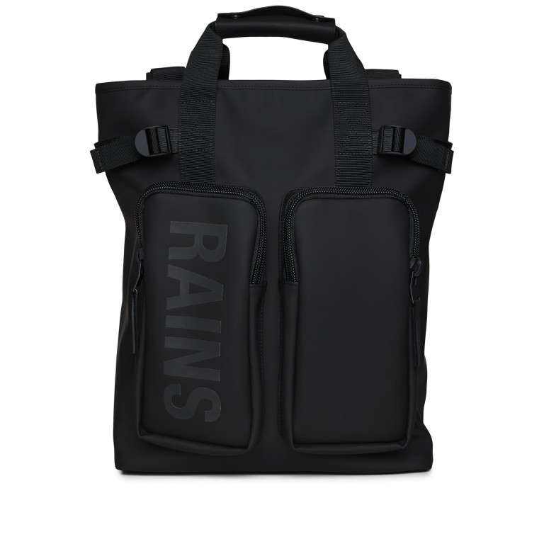 Rains Rucksack Texel Tote Backpack Black