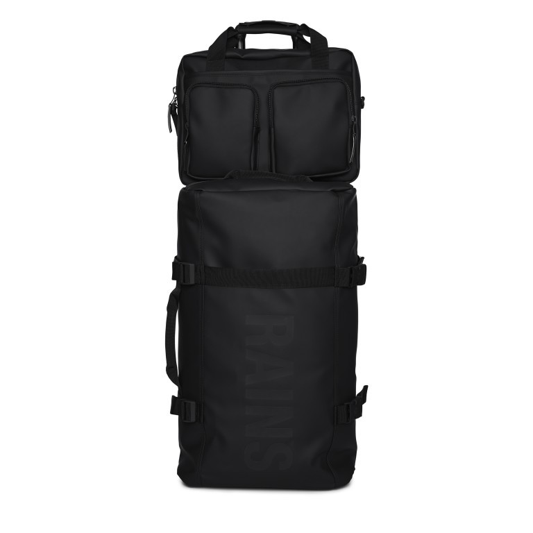 Aktentasche Texel Tech Bag mit Laptopfach 16 Zoll Black, Farbe: schwarz, Marke: Rains, EAN: 5711747558574, Abmessungen in cm: 38x30x9, Bild 3 von 8